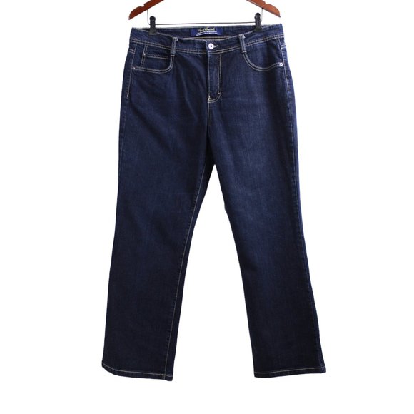 Gloria Vanderbilt Dark Wash The Perfect Fit High-rise Jeans - Picture 1 of 16